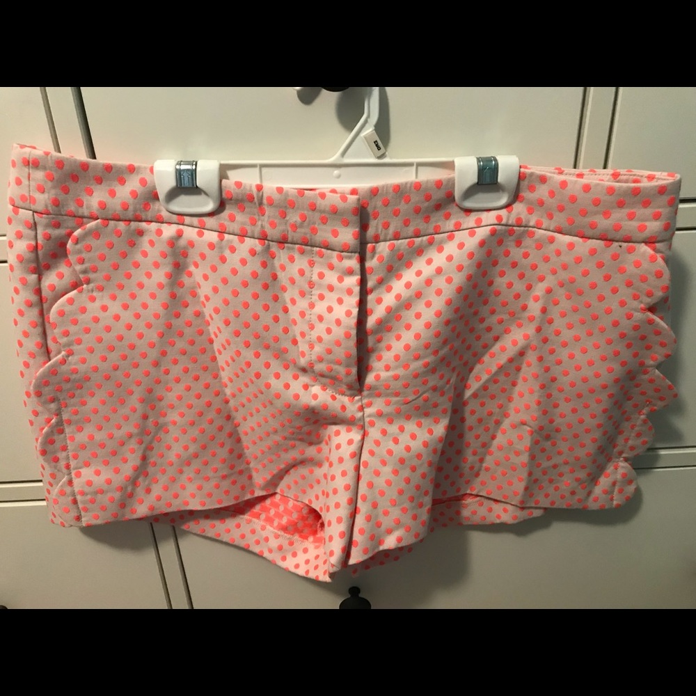 J. Crew Polka Dot Shorts Size 10